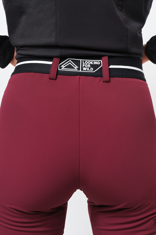 Pantalones de montaña Femme Snæfell - Vino