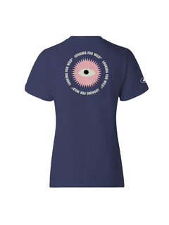 T-shirt Eye Sun Femme- Deep Cobalt