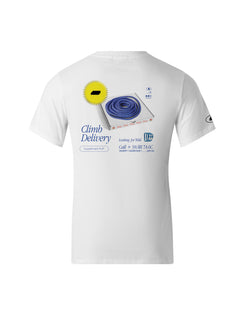 T-Shirt Unisexe Climb Delivery - Snow White