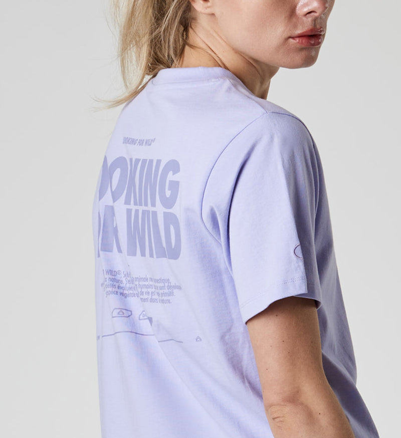 T-Shirt Femme Olwen - Lila meliert