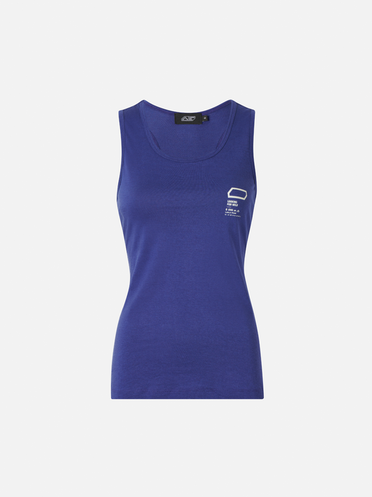Camiseta de tirantes para mujer - Azul medieval