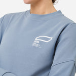 Bosson Organic cotton sweatshirt GREYISH BLUE