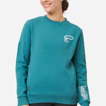 Bosson Sweatshirt aus Bio-Baumwolle TEAL GRÜN