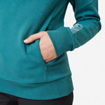 Bosson Organic cotton sweatshirt TEAL GREEN