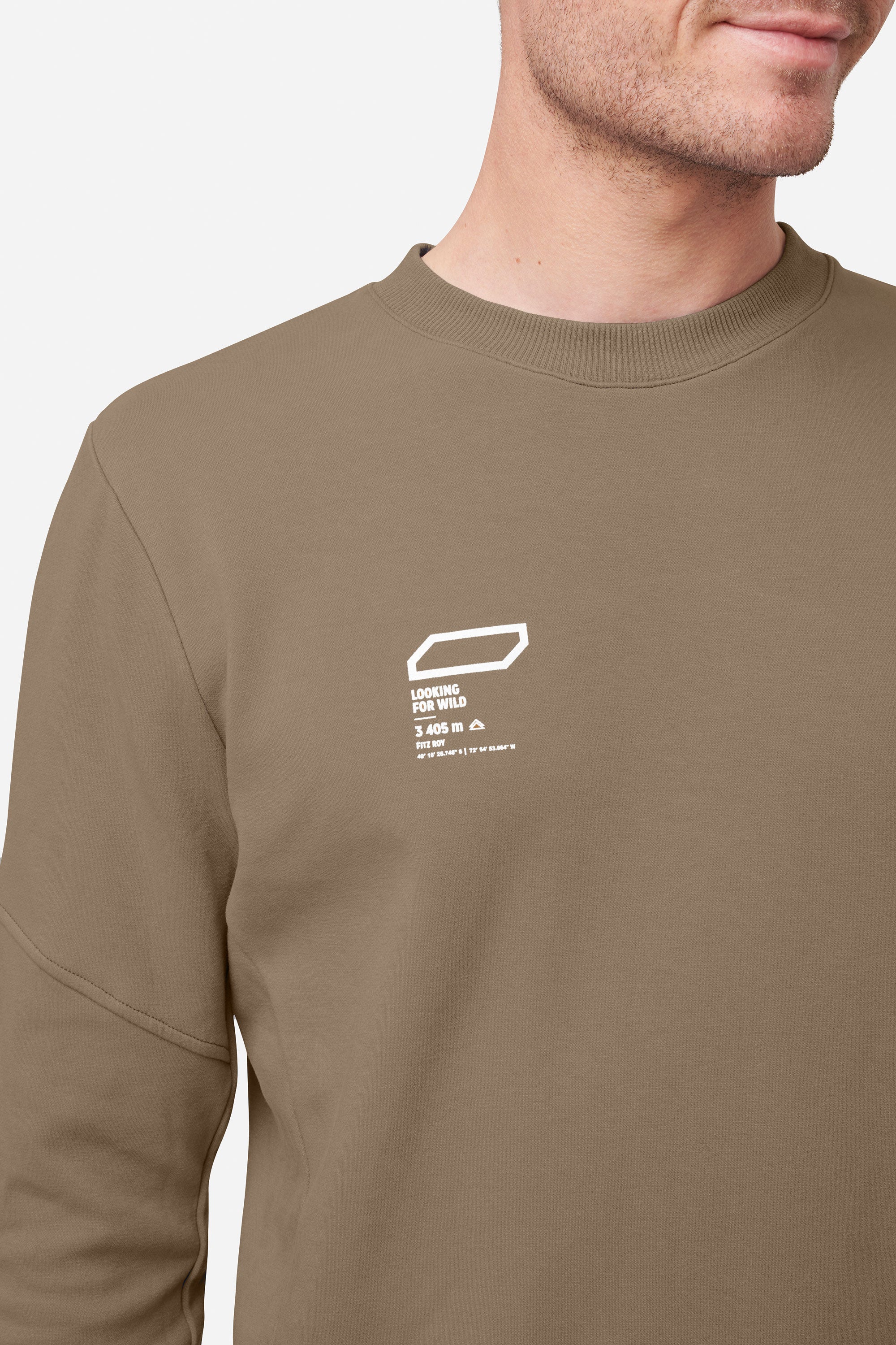 Bosson Herren-Sweatshirt – Sepia Tint