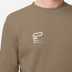 Bosson Sweatshirt aus Bio-Baumwolle Sepia Tint