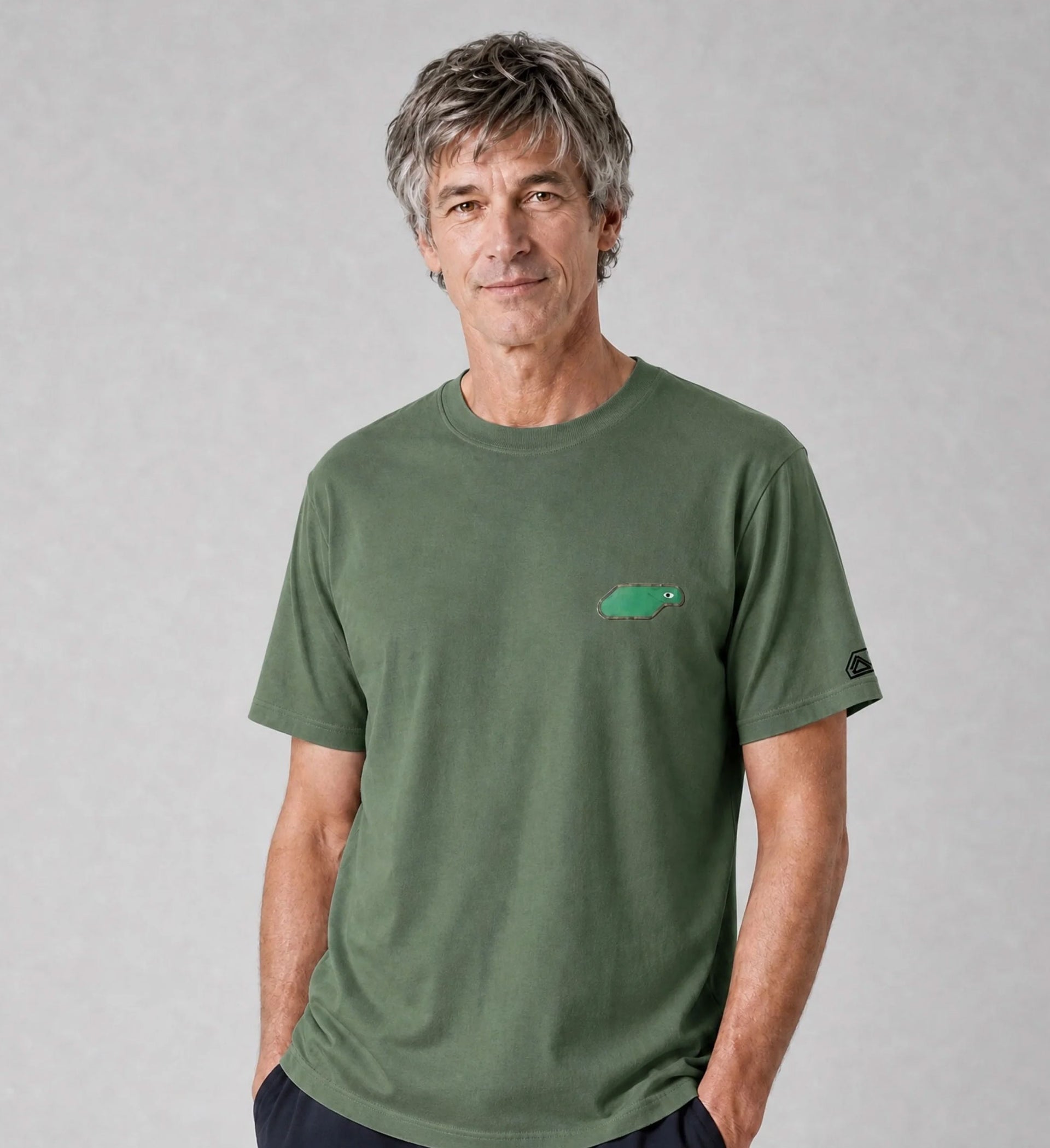 Durchsichtiges T-Shirt – Grüne Weiden
