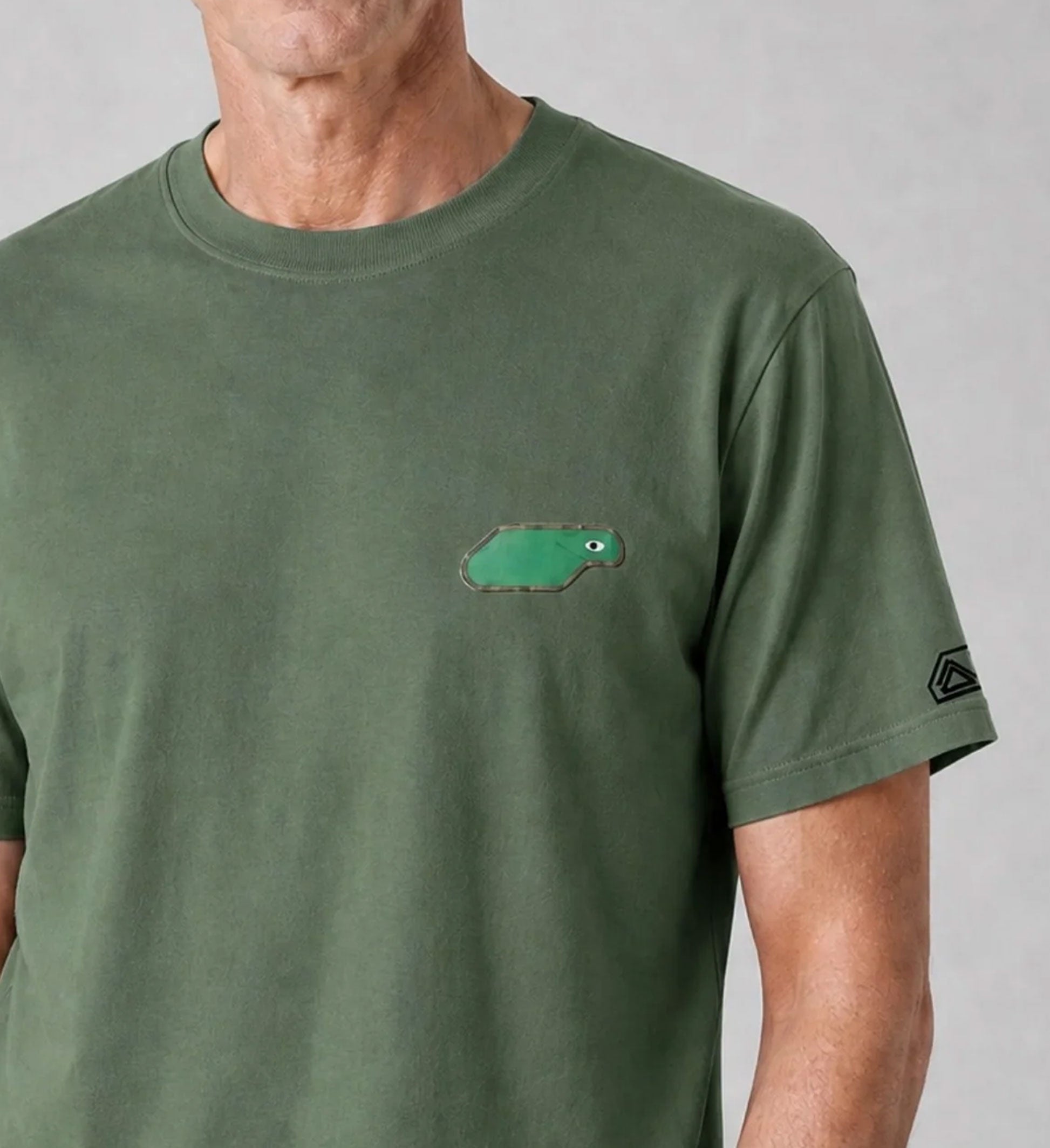 Durchsichtiges T-Shirt – Grüne Weiden
