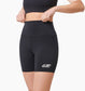 Damen-Legging-Shorts SCHWARZ