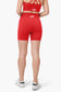 Damen-Legging-Shorts ROSSO