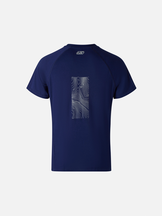 Herren Tana T-Shirt - Mittelalterblau