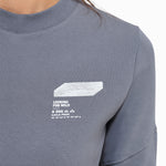 Bosson Organic cotton sweatshirt IRON GATE