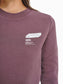 Sweat Bosson Organic coton RAISIN ROUGE