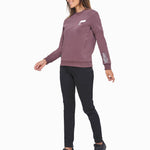 Bosson Organic cotton sweatshirt RED GRAPE