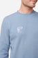 Bosson Organic cotton sweatshirt GREYISH BLUE